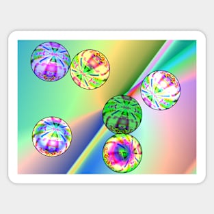 Beachballs Sticker